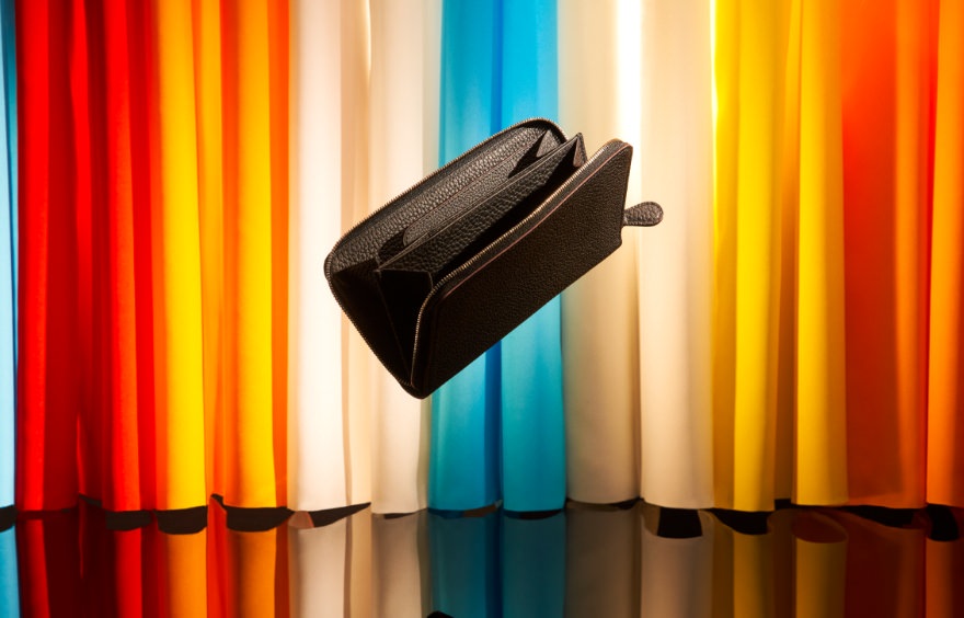 フレンチカーフ ラウンド長財布