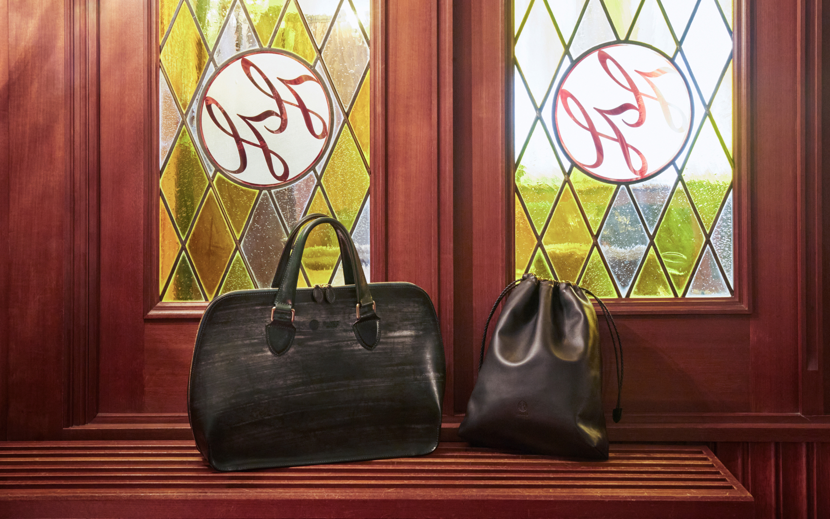 「エイボン」丸胴ブリーフケース