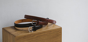 贈り物としても高い評価を誇る、ブライドルレザーのベルトが再入荷しました